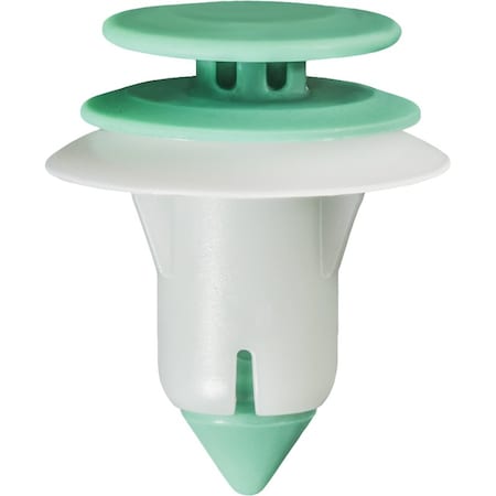 Auveco CHRYSLER TRIM PANEL RETAINER GREEN & WHITE NYL5, 25PK 20428